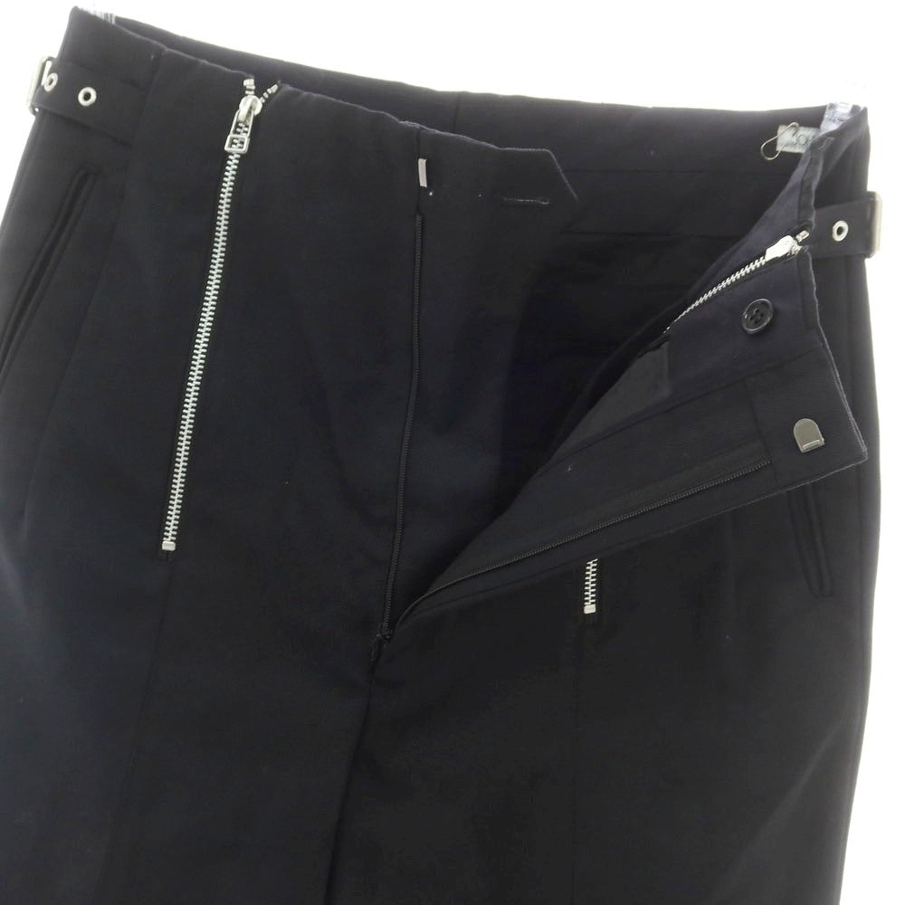 【中古】ジョンローレンスサリバン JOHN LAWRENCE SULLIVAN ウール系 テーパードパンツ ブラック【 表記なし(M位) 】【 状態ランクB 】【 メンズ 】