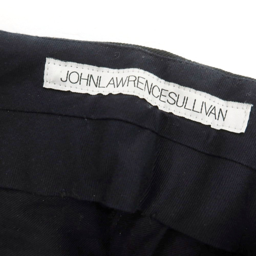 【中古】ジョンローレンスサリバン JOHN LAWRENCE SULLIVAN ウール系 テーパードパンツ ブラック【 表記なし(M位) 】【 状態ランクB 】【 メンズ 】