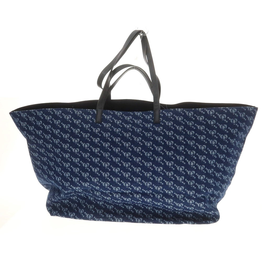 【中古】デジグアル Desigual デニム 特大 トートバッグ ネイビー【 状態ランクB 】【 メンズ 】