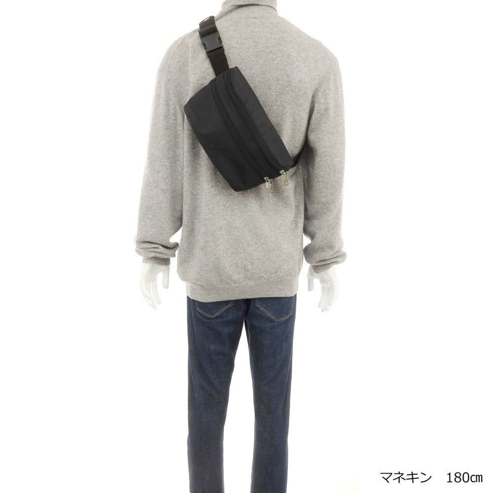 【中古】アーペーセー A.P.C. ナイロン ウエストバッグ ブラック【 状態ランクB 】【 メンズ 】