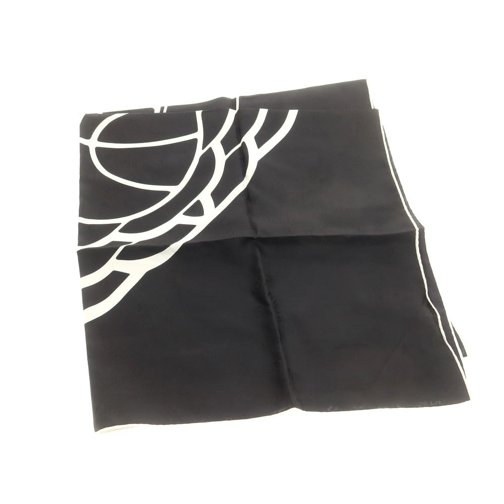 【中古】ジョーダンブランド JORDAN BRAND Wingsコレクション シルク スカーフ ブラックxホワイト【 状態ランクA 】【 メンズ 】