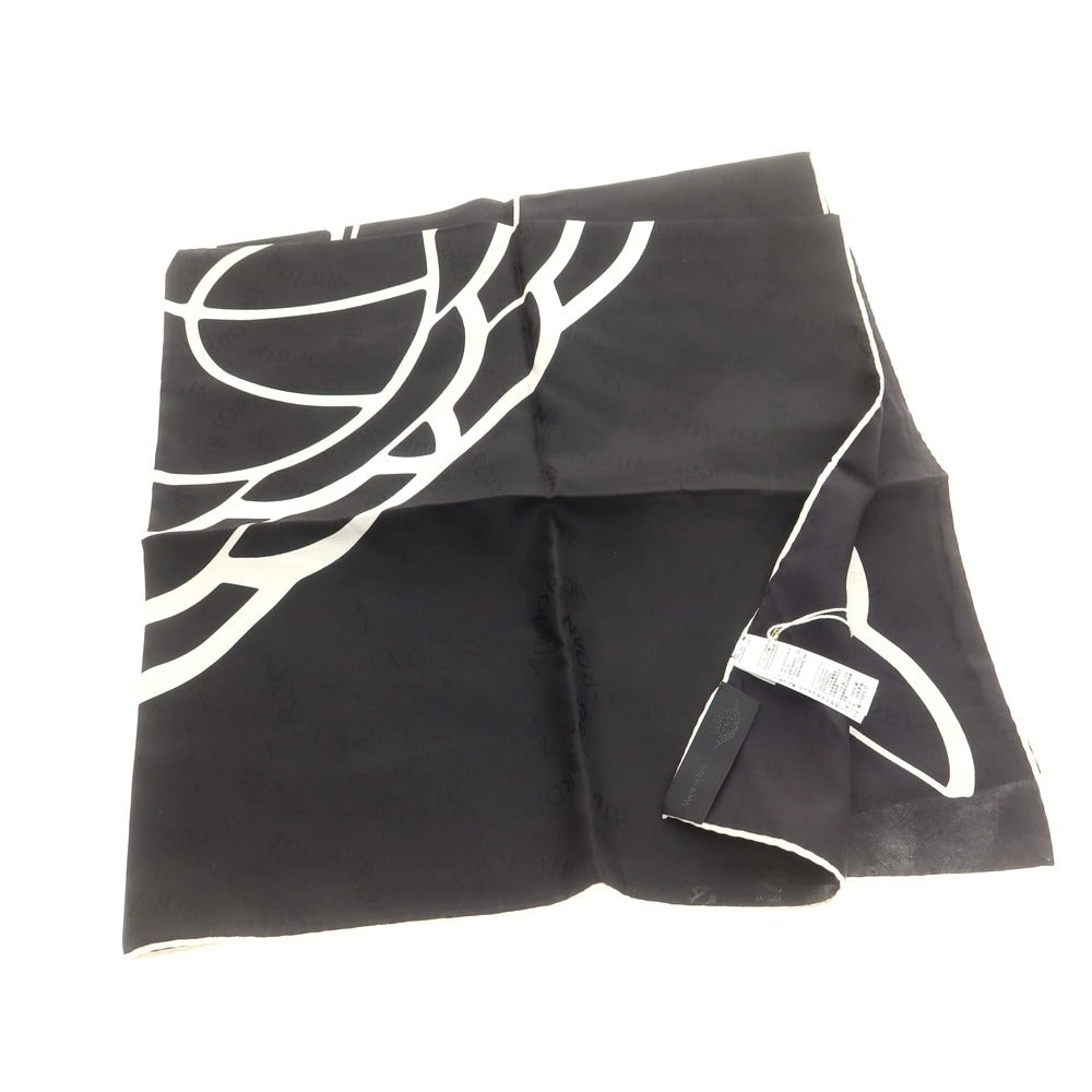 【中古】ジョーダンブランド JORDAN BRAND Wingsコレクション シルク スカーフ ブラックxホワイト【 状態ランクA 】【 メンズ 】