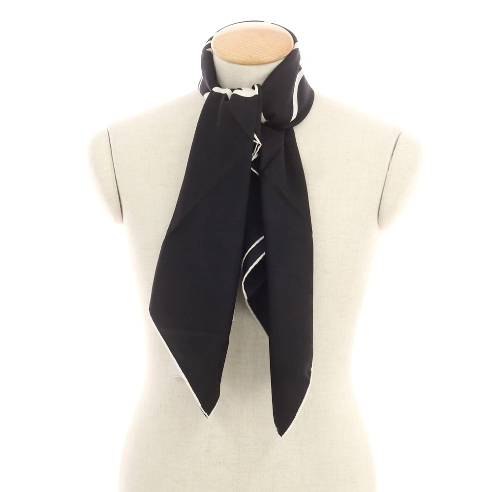 【中古】ジョーダンブランド JORDAN BRAND Wingsコレクション シルク スカーフ ブラックxホワイト【 状態ランクA 】【 メンズ 】