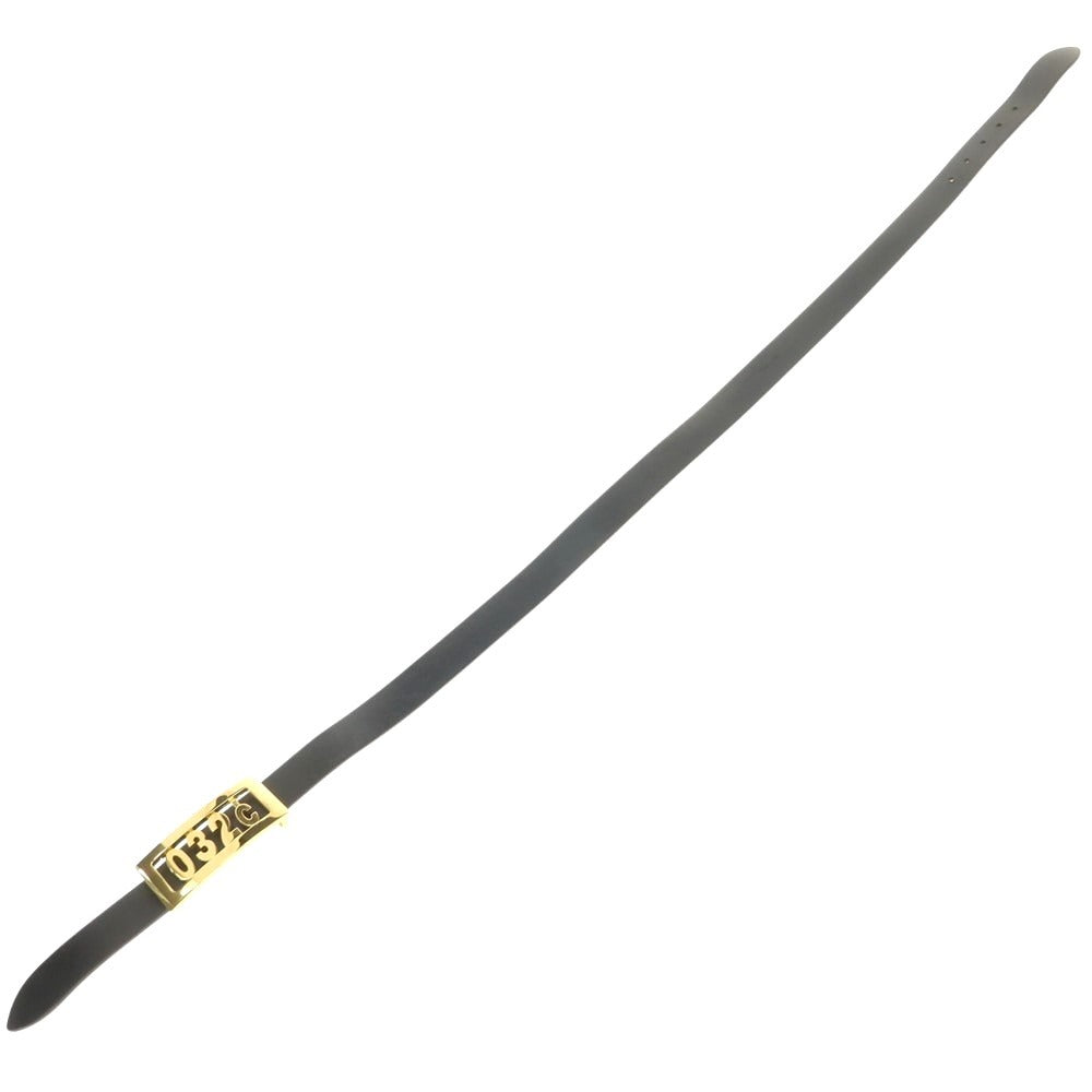 【中古】ゼロスリーツーシー 032c ロゴバックル レザー ベルト ブラック【 M-L 】【 状態ランクB 】【 メンズ 】