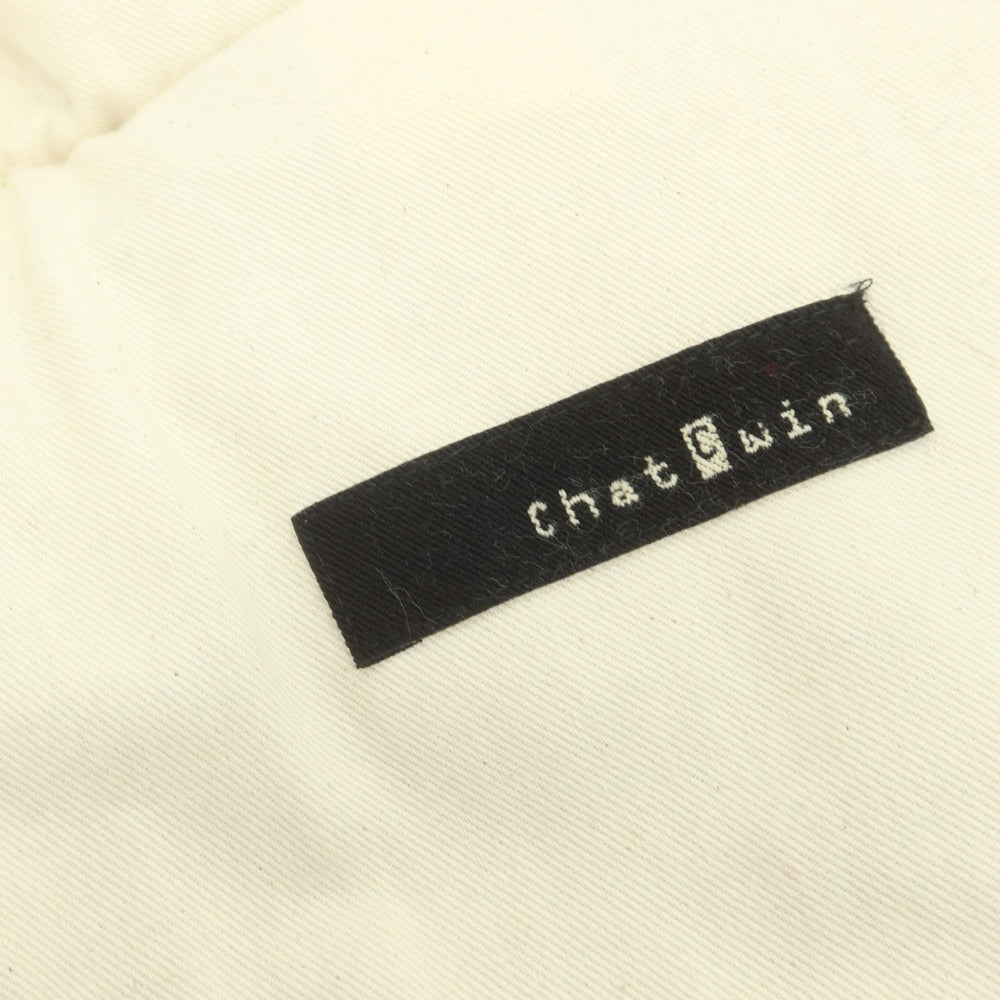 【中古】チャットシーウィン chat c win ウールナイロン チェック ワークジャケット レッドxグリーン【 44 】【 状態ランクA 】【 メンズ 】