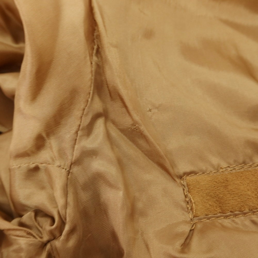 【中古】アカミネ Y.Akamine スエード レザーブルゾン ブラウン【 44 】【 状態ランクC 】【 メンズ 】