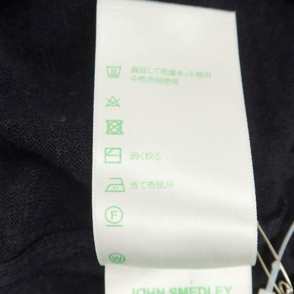 【中古】ジョンスメドレー JOHN SMEDLEY ハイゲージ ウール タートルネック プルオーバーニット グレイッシュネイビー【 S 】【 状態ランクA 】【 メンズ 】