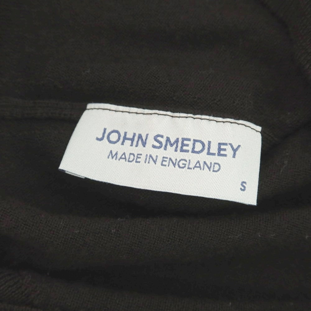 【中古】ジョンスメドレー JOHN SMEDLEY ハイゲージ ウール タートルネック プルオーバーニット ダークブラウン【 S 】【 状態ランクA 】【 メンズ 】