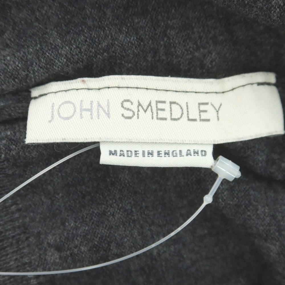 【中古】ジョンスメドレー JOHN SMEDLEY ハイゲージ ウール タートルネック プルオーバーニット ダークグレー【 S 】【 状態ランクA 】【 メンズ 】