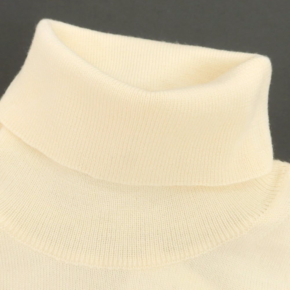 【中古】アレッサンドロルッピ Alessandro Luppi ハイゲージ ウール タートルネック プルオーバーニット アイボリー【 44 】【 状態ランクA 】【 メンズ 】