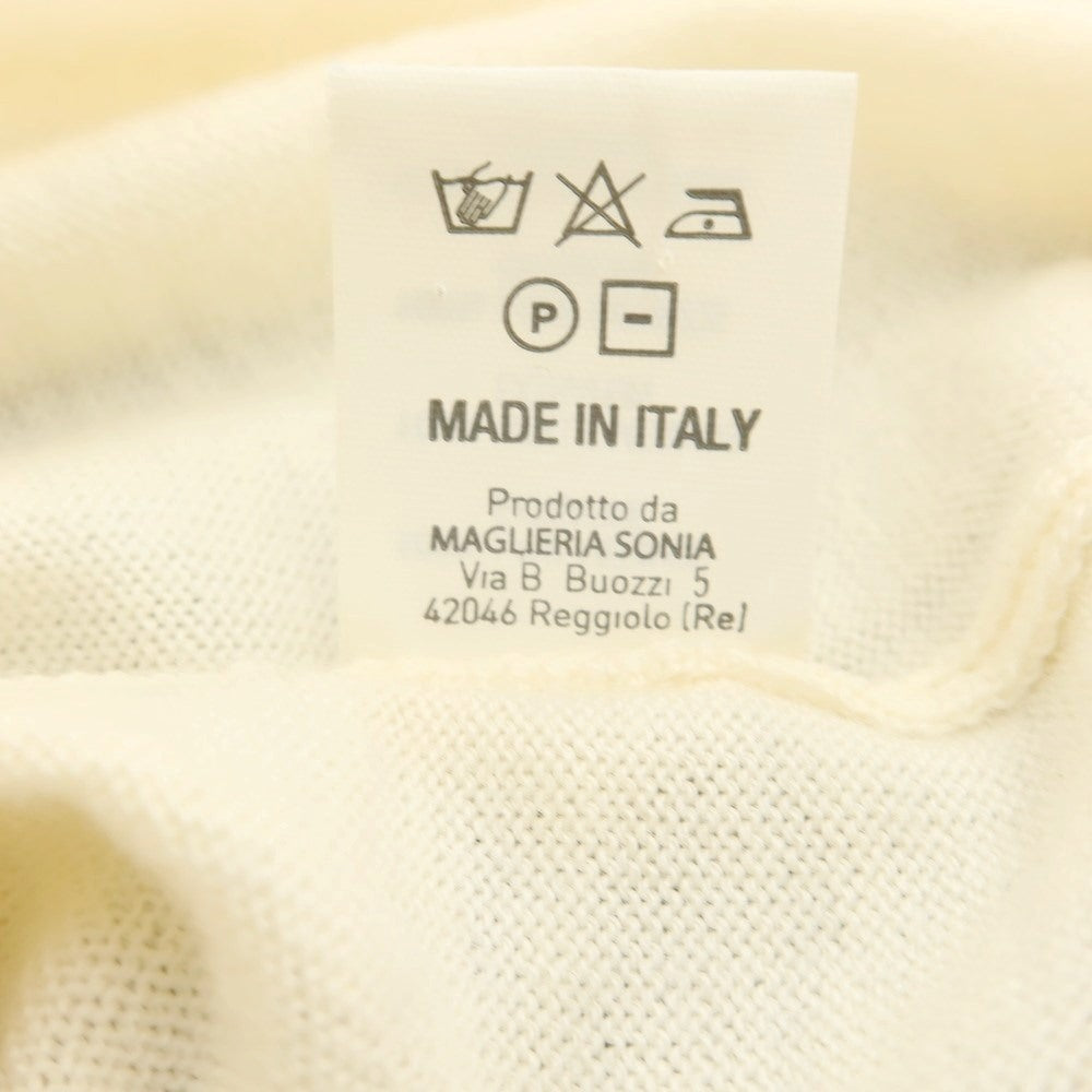 【中古】アレッサンドロルッピ Alessandro Luppi ハイゲージ ウール タートルネック プルオーバーニット アイボリー【 44 】【 状態ランクA 】【 メンズ 】