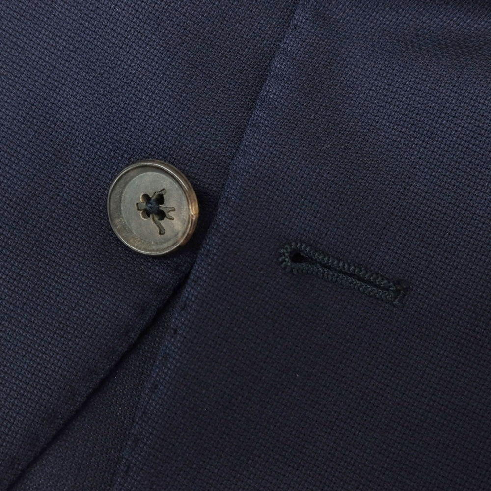 【中古】イザイア ISAIA SAILOR サマーウール テーラードジャケット ネイビー【 44/8R 】【 状態ランクB 】【 メンズ 】