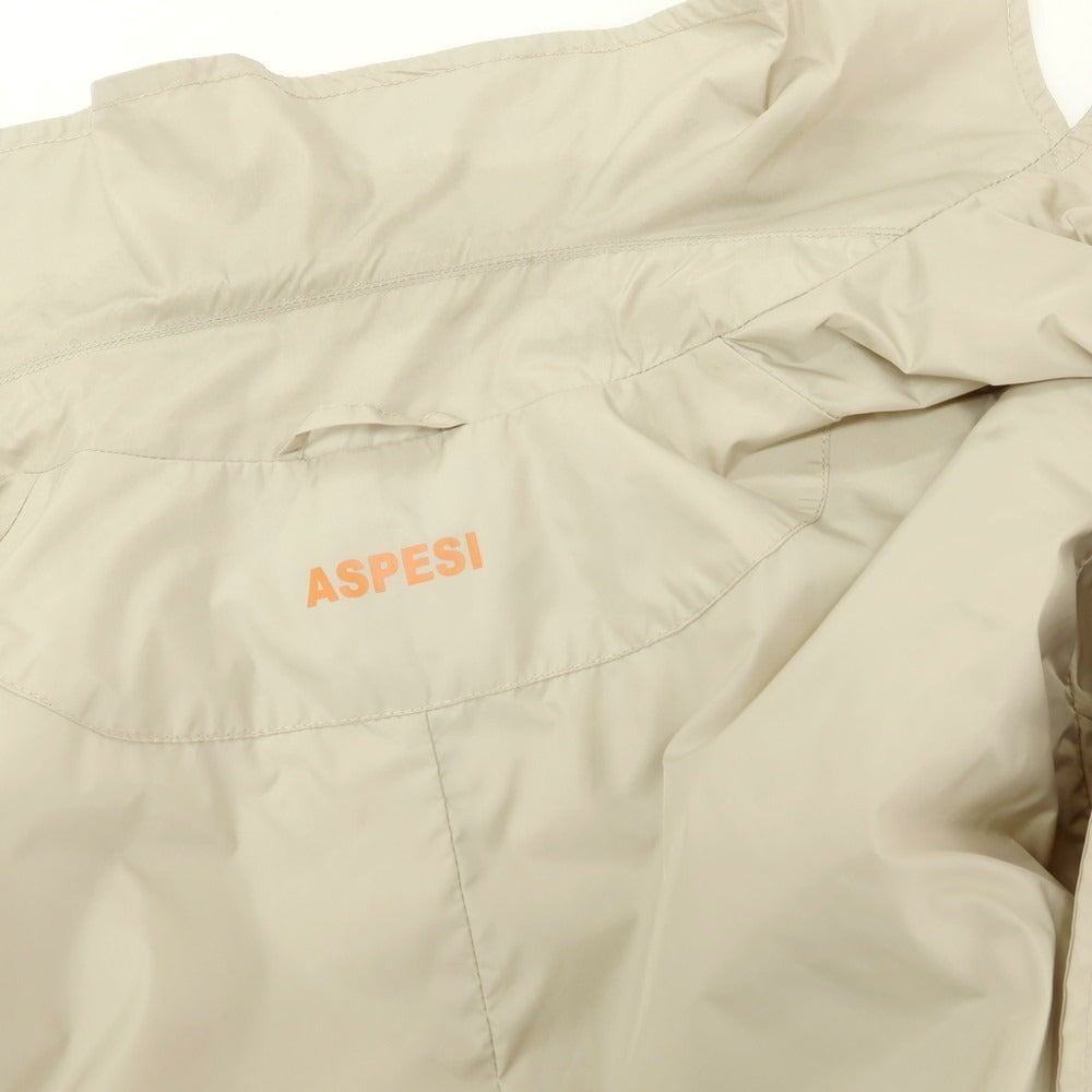 【中古】アスペジ ASPESI ナイロン ステンカラーコート ベージュ【 S 】【 状態ランクC 】【 メンズ 】