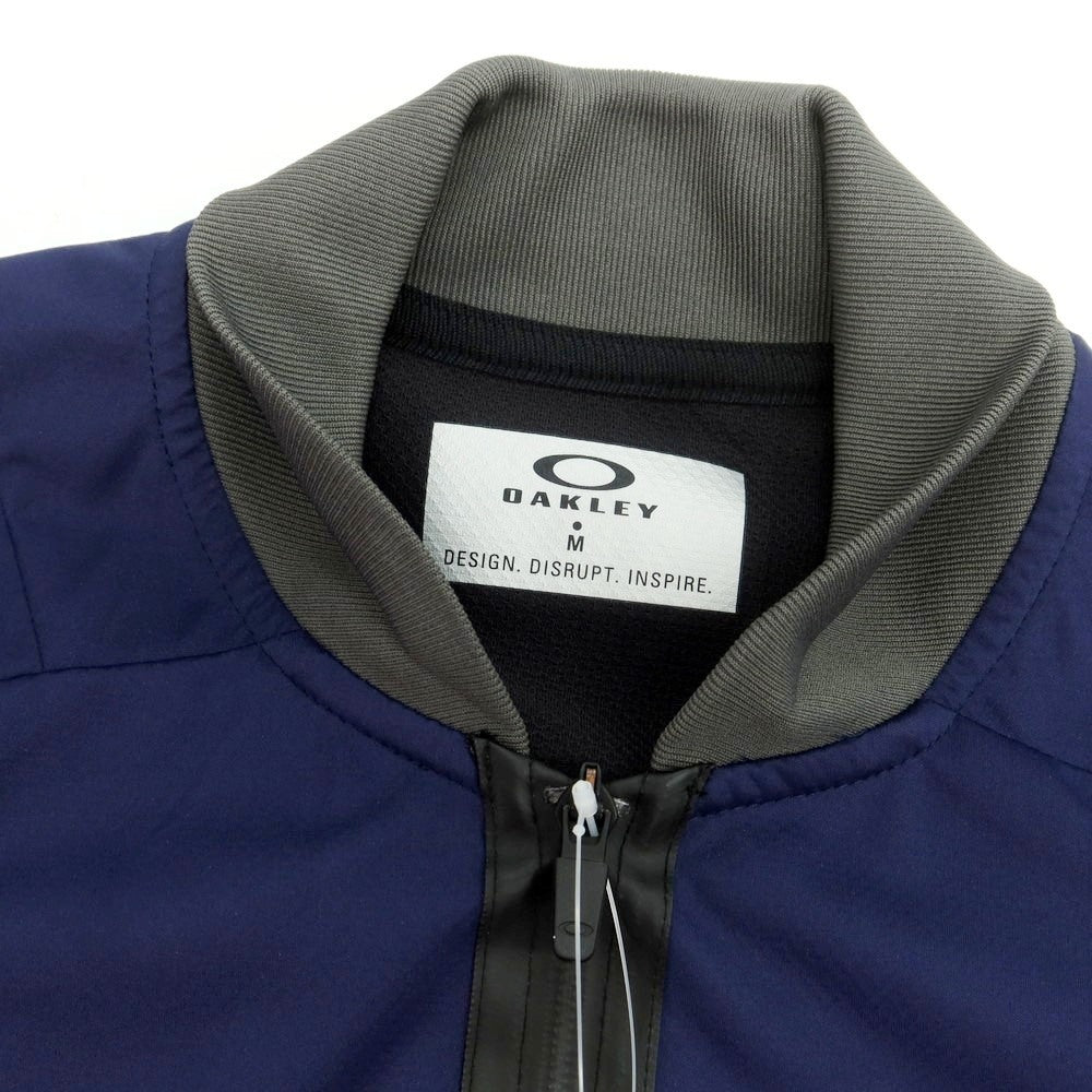 【中古】オークリー OAKLEY ポリエステル ジップアップ ブルゾン ネイビー【 M 】【 状態ランクB 】【 メンズ 】