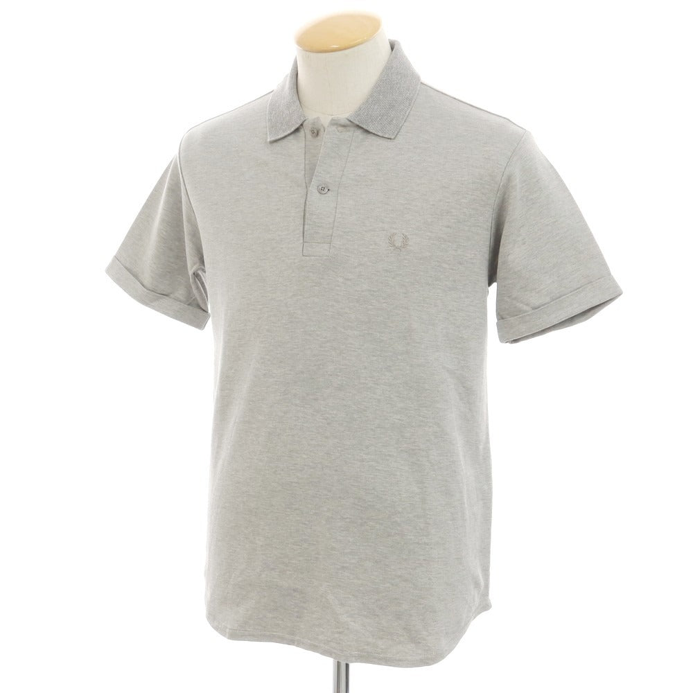 【中古】フレッドペリー FRED PERRY コットン 半袖ポロシャツ グレー【 S 】【 状態ランクB 】【 メンズ 】
