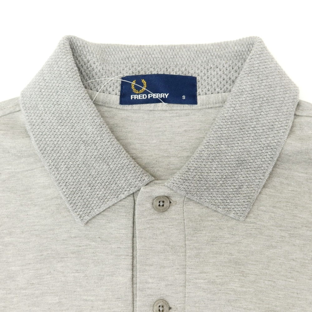 【中古】フレッドペリー FRED PERRY コットン 半袖ポロシャツ グレー【 S 】【 状態ランクB 】【 メンズ 】