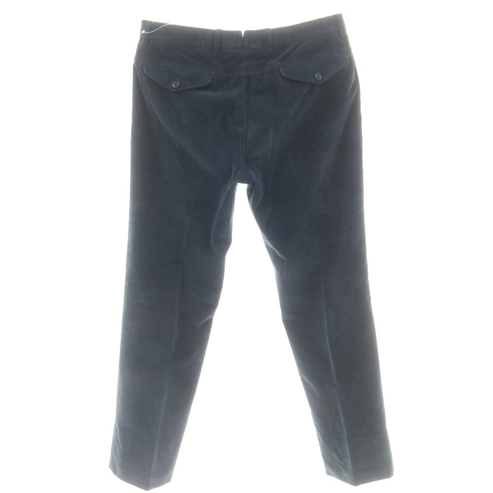 【中古】エルメネジルドゼニア Ermenegildo Zegna コットン系 細畝 コーデュロイパンツ ダークグリーン【 48 】【 状態ランクC 】【 メンズ 】