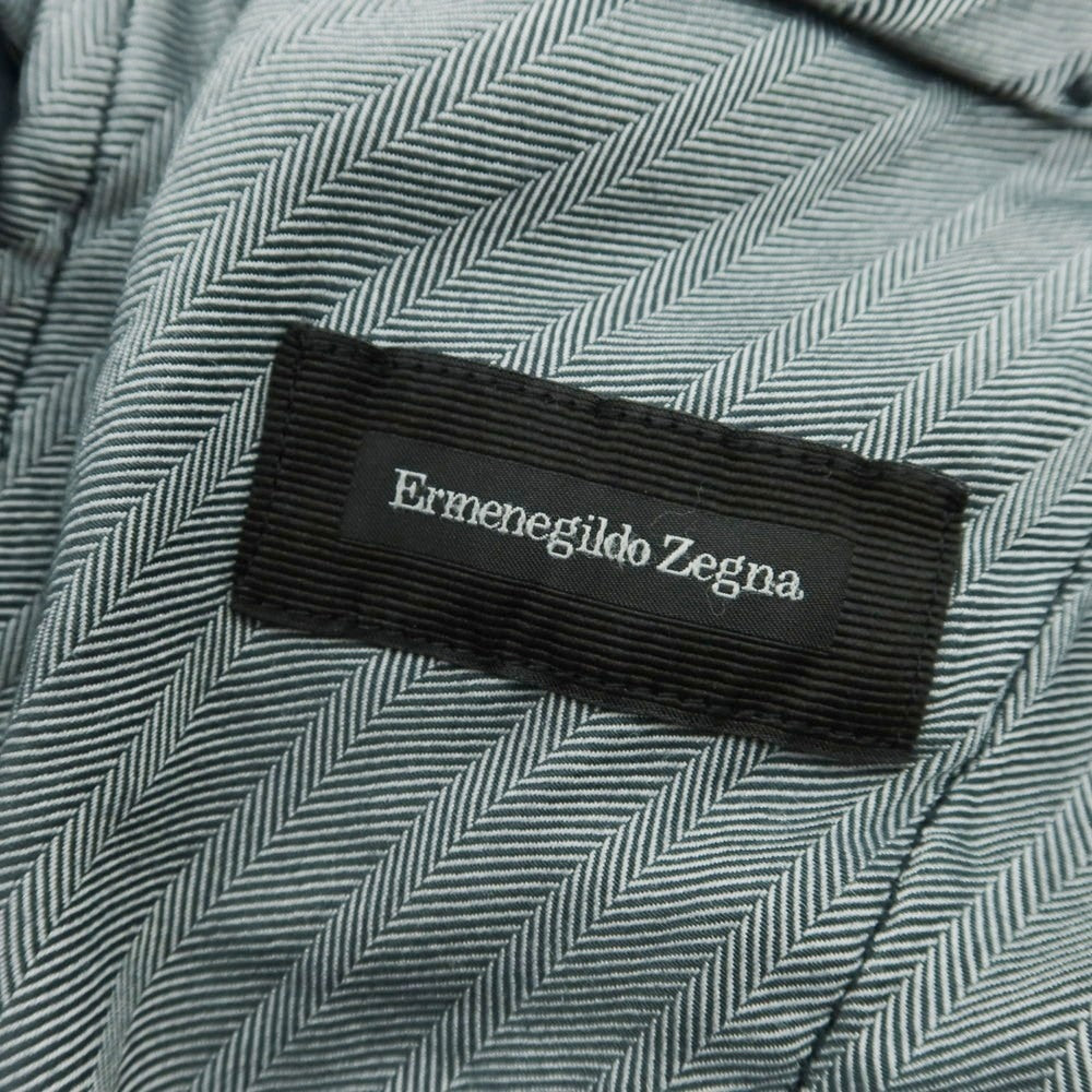 【中古】エルメネジルドゼニア Ermenegildo Zegna コットン系 細畝 コーデュロイパンツ ダークグリーン【 48 】【 状態ランクC 】【 メンズ 】