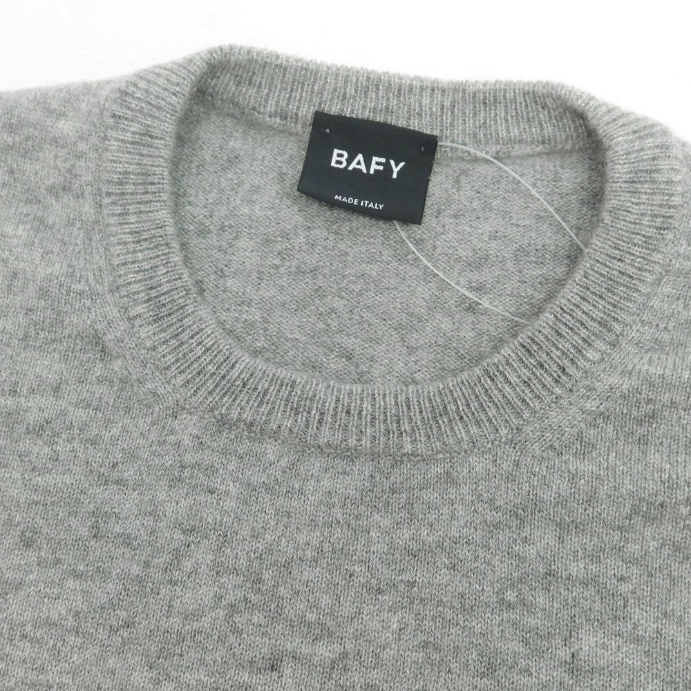 【中古】バフィー BAFY カシミヤ クルーネック プルオーバーニット グレー【 50 】【 状態ランクB 】【 メンズ 】