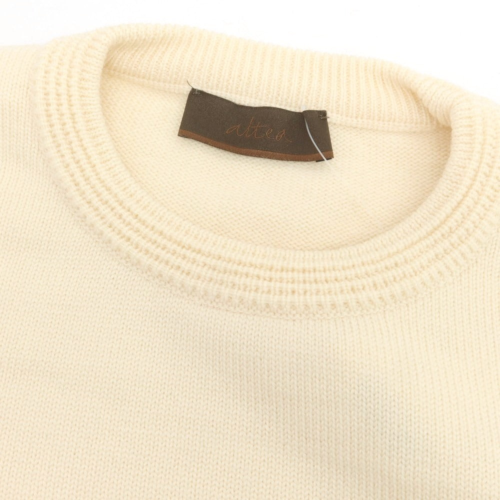 【中古】アルテア Altea ミドルゲージ ウール クルーネック プルオーバーニット アイボリー【 L 】【 状態ランクB 】【 メンズ 】