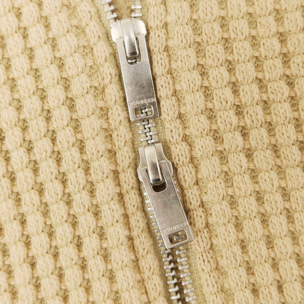 【中古】シーグリーン Seagreen コットンポリエステル ダブルジップ パーカー ベージュ【 4 】【 状態ランクB 】【 メンズ 】