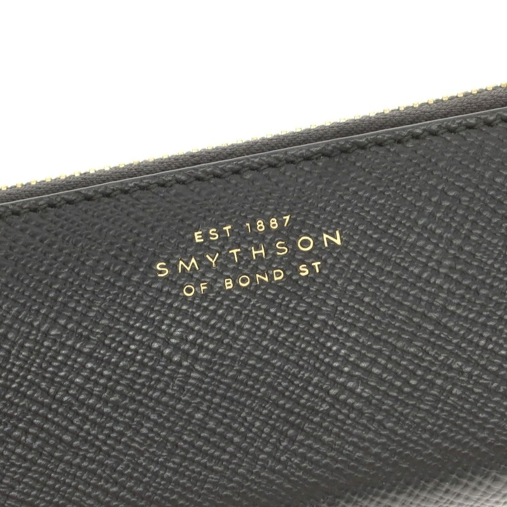 【中古】スマイソン SMYTHSON 型押しレザー ペンケース ブラック【 状態ランクB 】【 メンズ 】