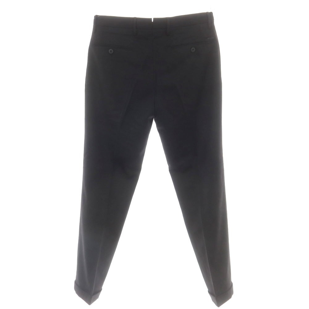 【中古】インコテックス スローウェア INCOTEX SLOWEAR TEKNOSARTORIAL ストレッチ ウール ドレススラックスパンツ ブラック【 48 】【 状態ランクA 】【 メンズ 】