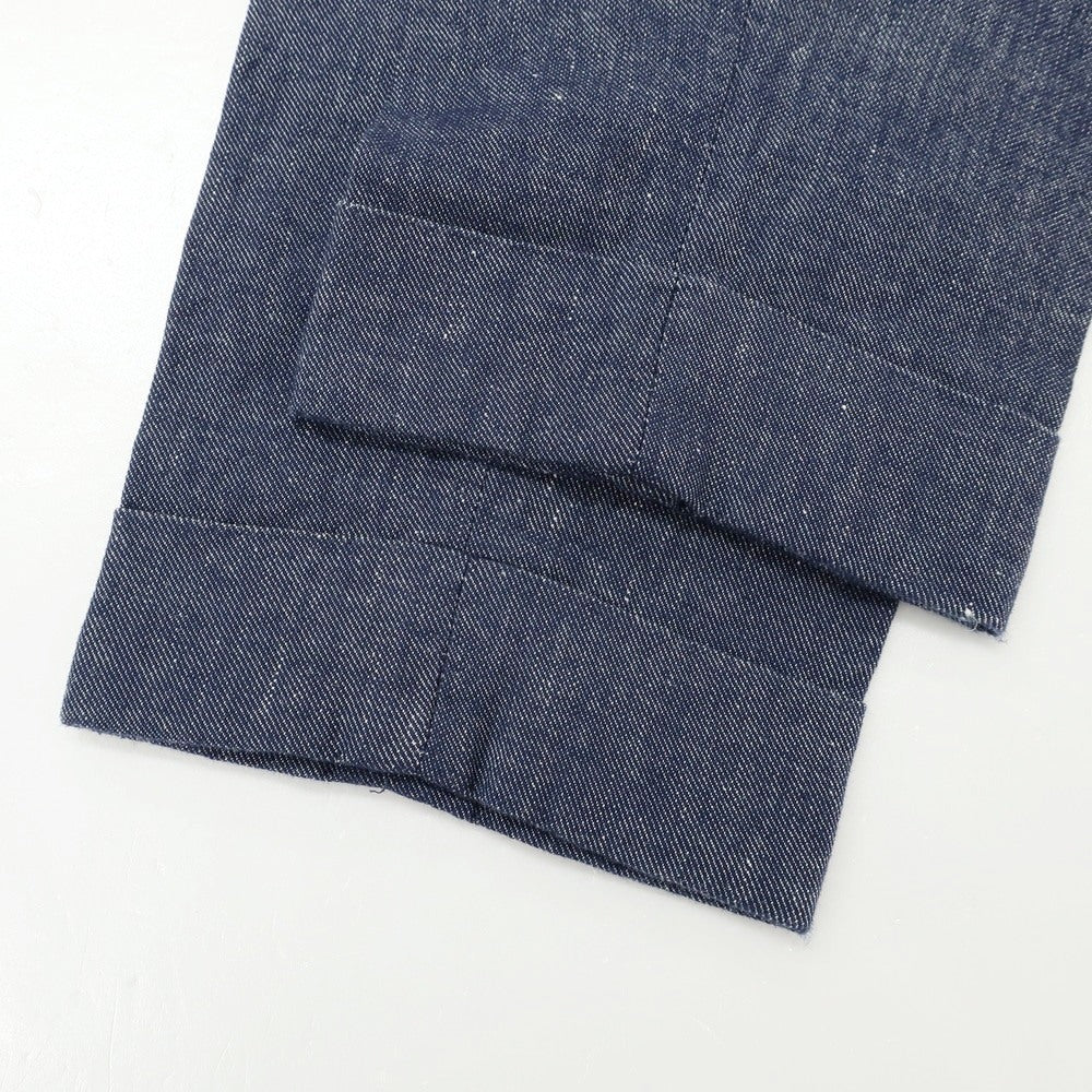 【中古】ピーティートリノ PT TORINO THE REPORTER ストレッチ コットンリネン カジュアルスラックスパンツ ネイビー【 44 】【 状態ランクB 】【 メンズ 】