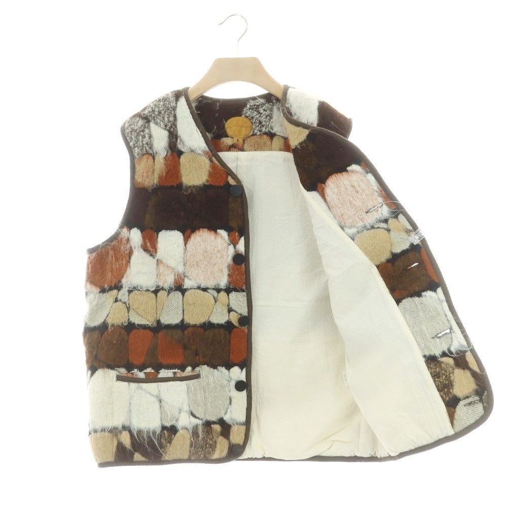 【中古】ブラックバード BLACKBIRD ウール混ポリクラール ベスト ブラウン系【 1 】【 状態ランクB 】【 メンズ 】