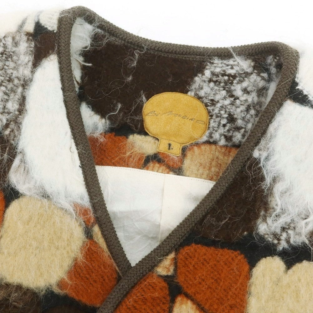 【中古】ブラックバード BLACKBIRD ウール混ポリクラール ベスト ブラウン系【 1 】【 状態ランクB 】【 メンズ 】