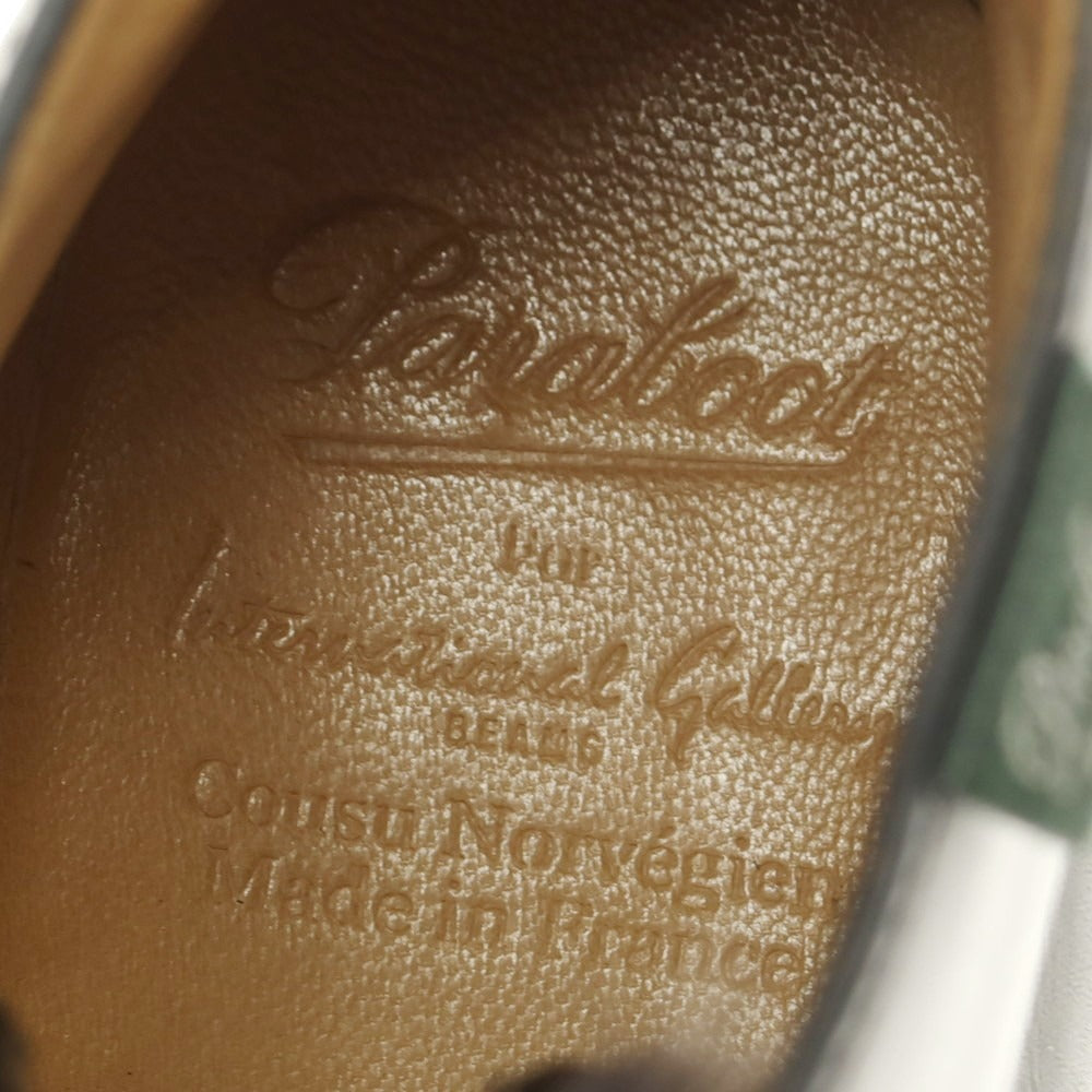 【中古】パラブーツ Paraboot International Gallery BEAMS別注 MILLY BRIDE VISON ミンクファー モンクストラップ ブーツ ブラック【 41 1/2 】【 状態ランクA 】【 メンズ 】