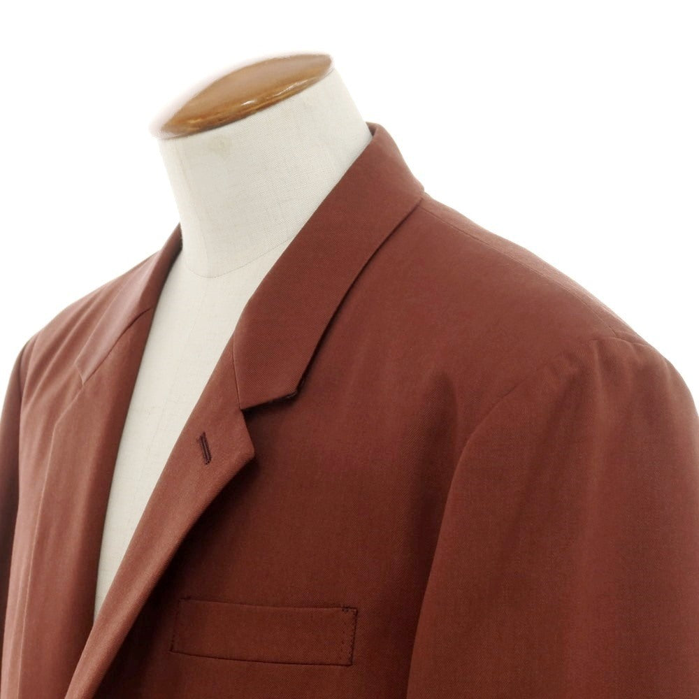 【中古】フォーサムワン FORSOMEONE ウール テーラードジャケット テラコッタ【 46 】【 状態ランクA 】【 メンズ 】