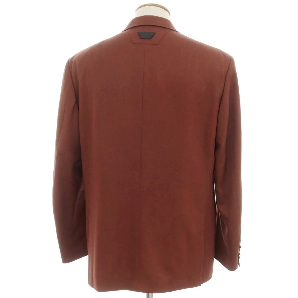 【中古】フォーサムワン FORSOMEONE ウール テーラードジャケット テラコッタ【 46 】【 状態ランクA 】【 メンズ 】