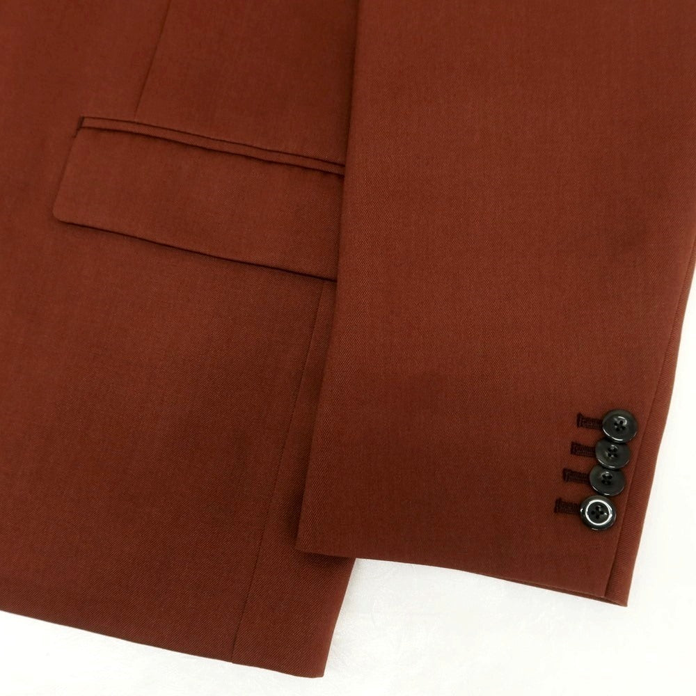 【中古】フォーサムワン FORSOMEONE ウール テーラードジャケット テラコッタ【 46 】【 状態ランクA 】【 メンズ 】