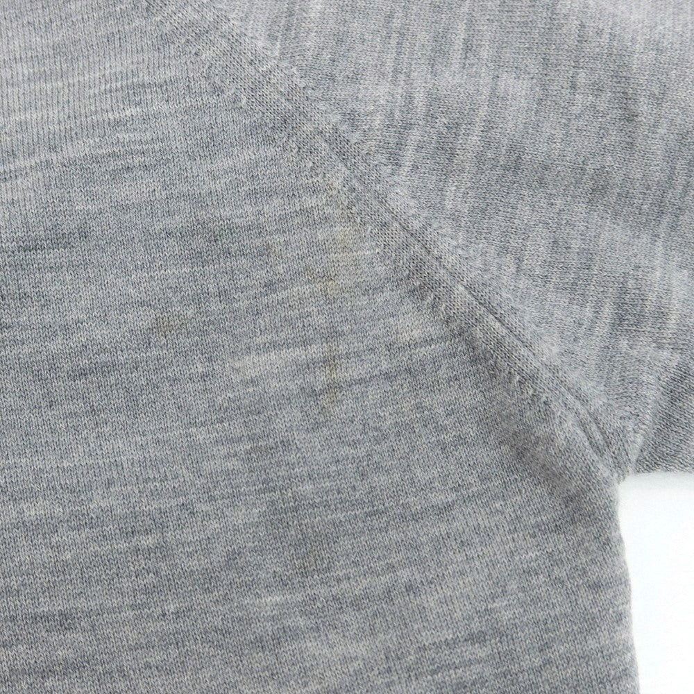 【中古】サカイ Sacai × JOHN SMEDLEY ハイゲージ ウール プルオーバーニット グレー【 4 】【 状態ランクB 】【 メンズ 】