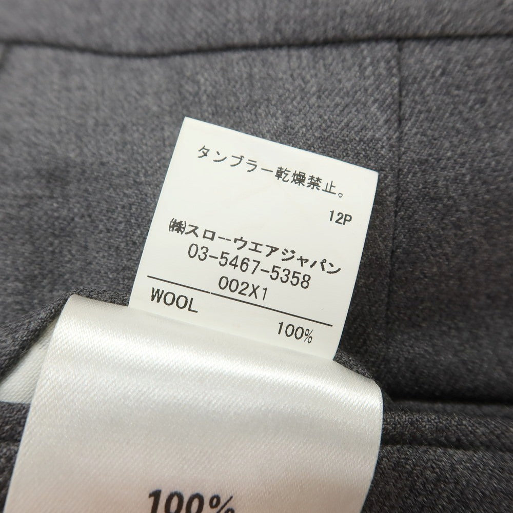 【中古】インコテックス INCOTEX SUPER100’S ウール ドレススラックスパンツ グレー【 44 】【 状態ランクD 】【 メンズ 】