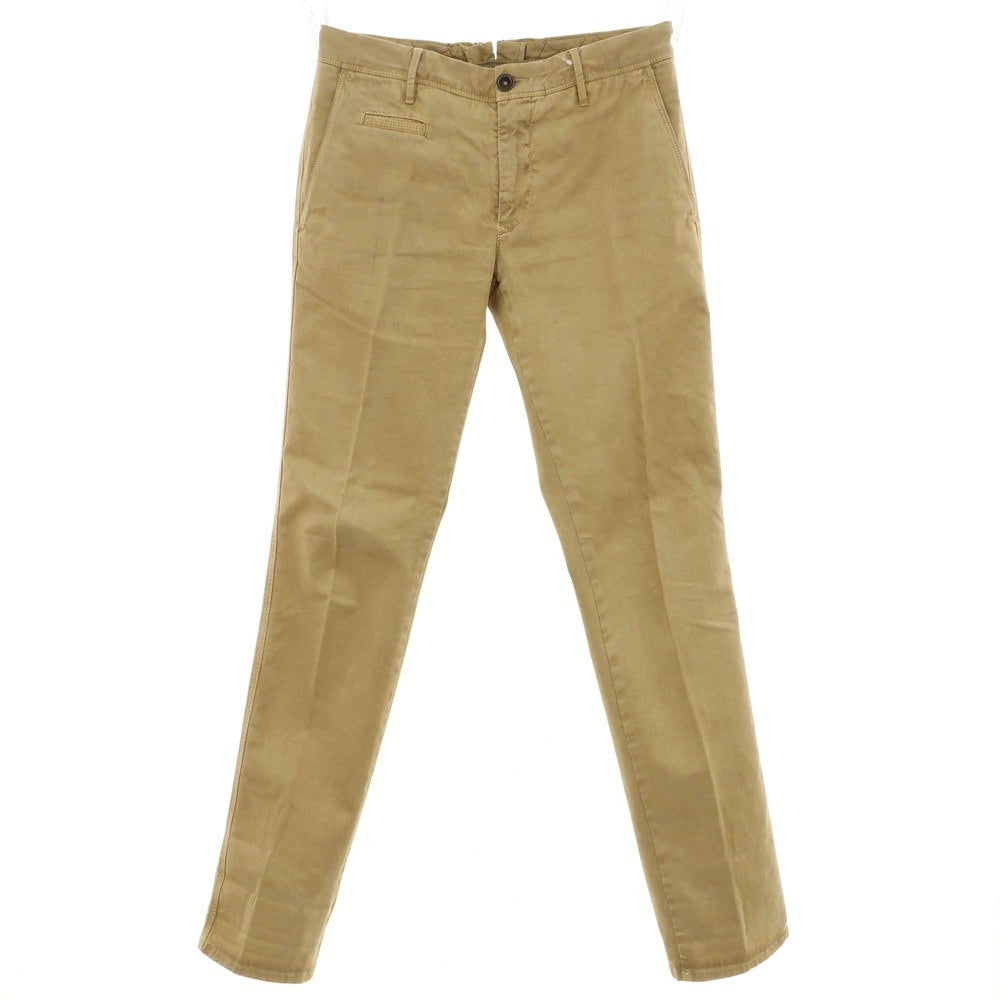 【中古】インコテックス INCOTEX ストレッチ コットン カジュアルスラックスパンツ ベージュ【 30 】【 状態ランクC 】【 メンズ 】