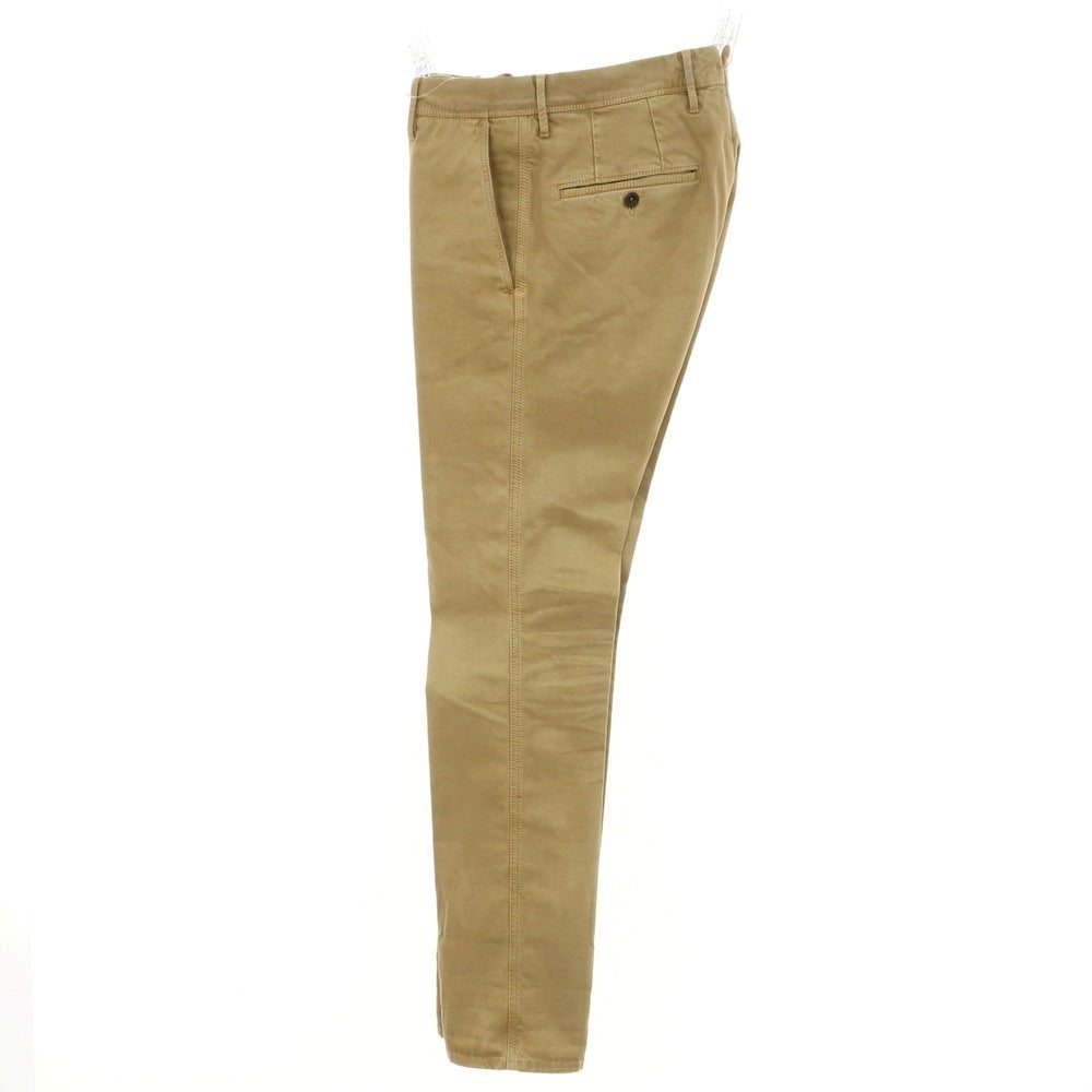 【中古】インコテックス INCOTEX ストレッチ コットン カジュアルスラックスパンツ ベージュ【 30 】【 状態ランクC 】【 メンズ 】