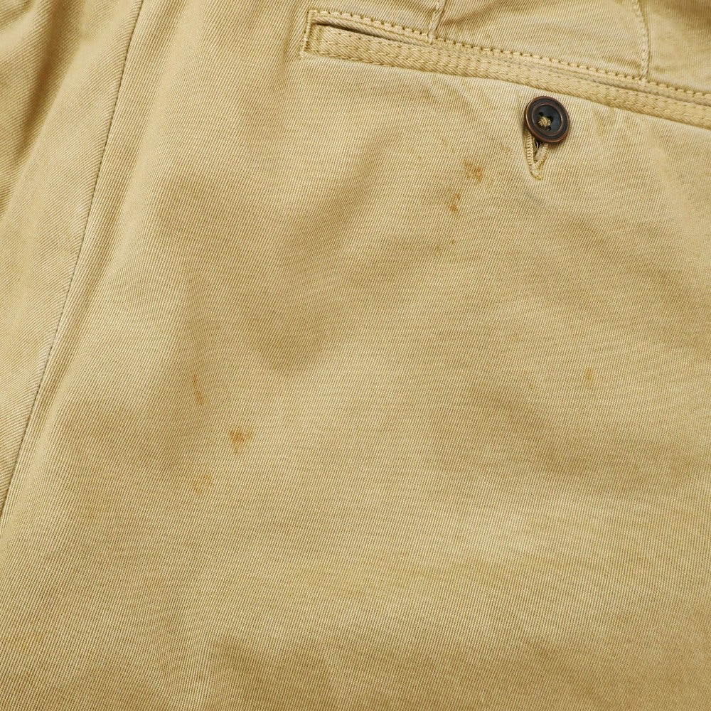 【中古】インコテックス INCOTEX ストレッチ コットン カジュアルスラックスパンツ ベージュ【 30 】【 状態ランクC 】【 メンズ 】