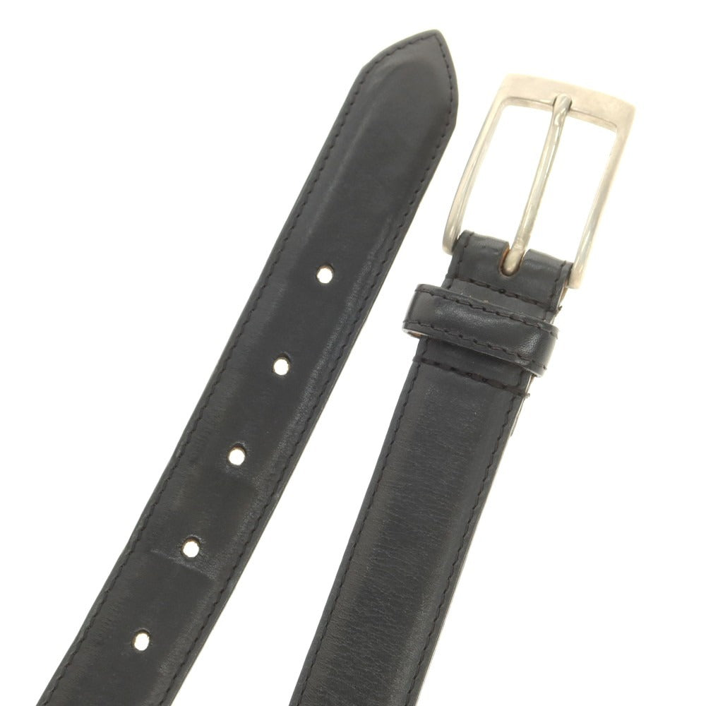 【中古】ホワイトハウスコックス Whitehouse Cox レザー ベルト ブラック【 30/75 】【 状態ランクD 】【 メンズ 】