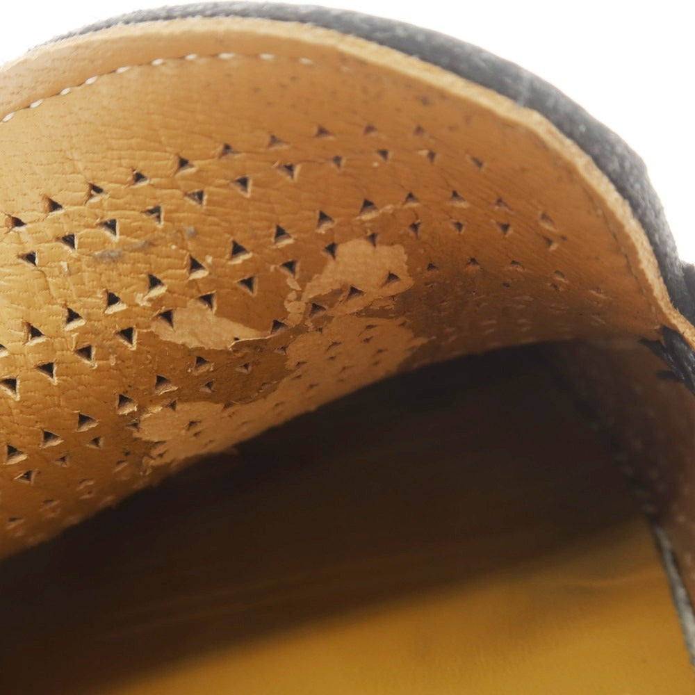 【中古】バルディニーニ BALDININI パンチングレザー ドライビングシューズ ブラック【 40 】【 状態ランクC 】【 メンズ 】