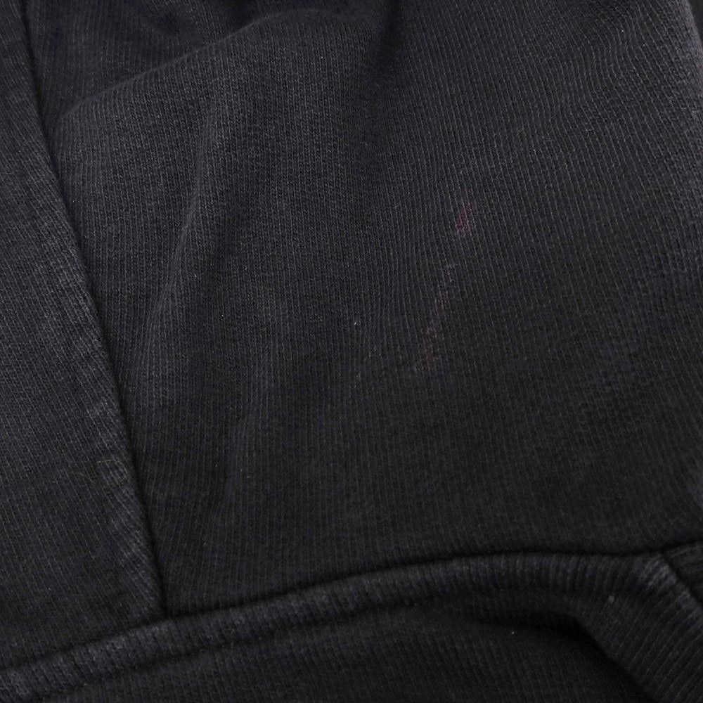 【中古】ヌーディージーンズ Nudie Jeans コットン レースアップ プルオーバー パーカー ブラック【 S 】【 状態ランクC 】【 メンズ 】