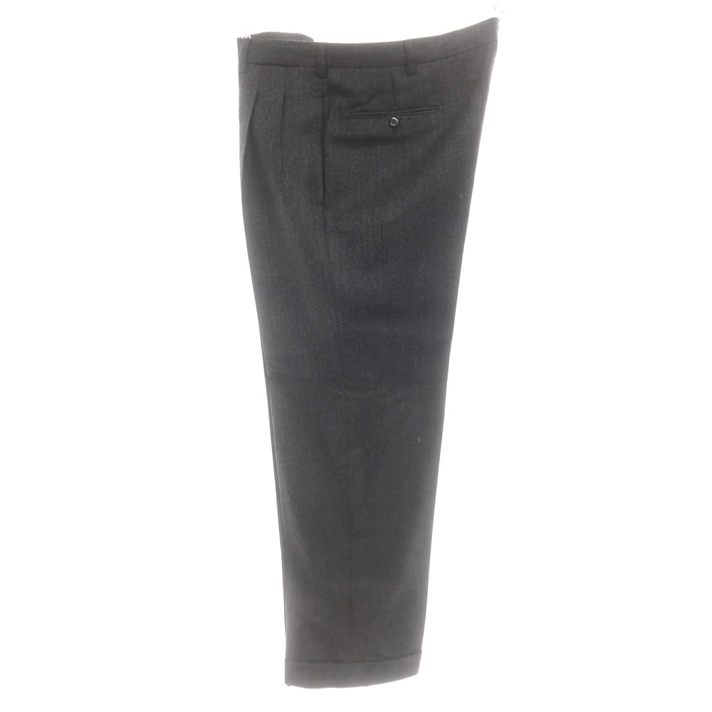 【中古】アントニオ パニコ Antonio Panico ヘリンボーンウール 3つボタンスーツ ダークグレー【 50 】【 状態ランクC 】【 メンズ 】