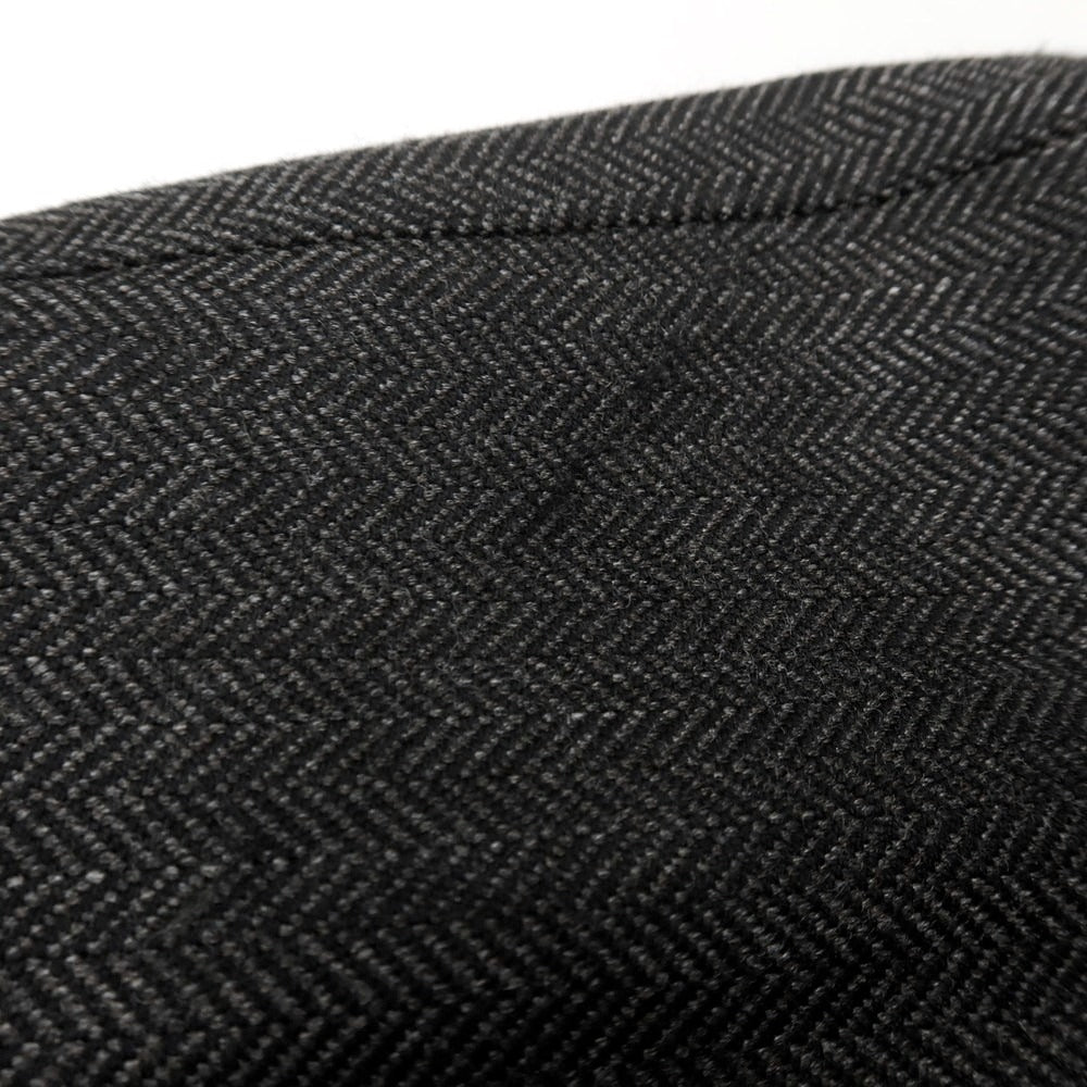 【中古】アントニオ パニコ Antonio Panico ヘリンボーンウール 3つボタンスーツ ダークグレー【 50 】【 状態ランクC 】【 メンズ 】