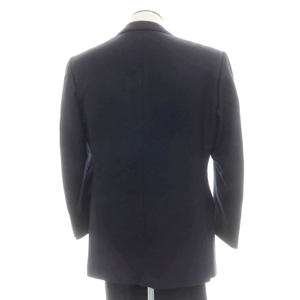 【中古】ドメニコ カラチェニ DOMENICO CARACENI 黒タグ ウール 3つボタンスーツ ダークネイビー【 50 】【 状態ランクB 】【 メンズ 】