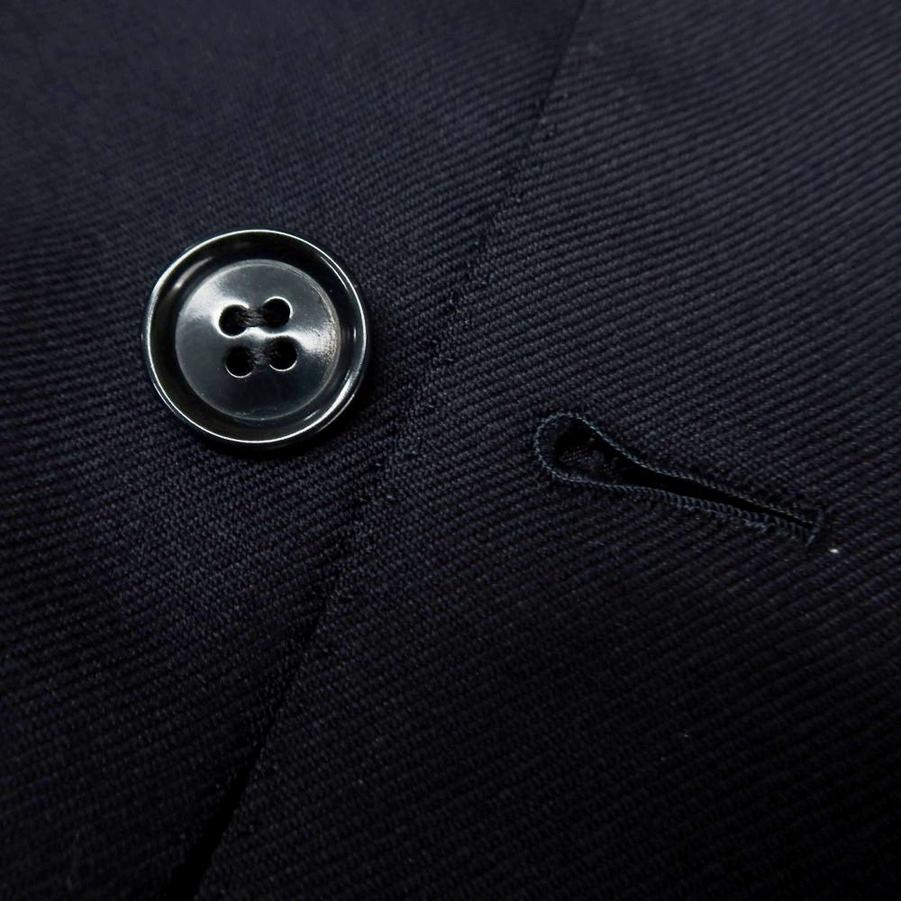 【中古】ドメニコ カラチェニ DOMENICO CARACENI 黒タグ ウール 3つボタンスーツ ダークネイビー【 50 】【 状態ランクB 】【 メンズ 】