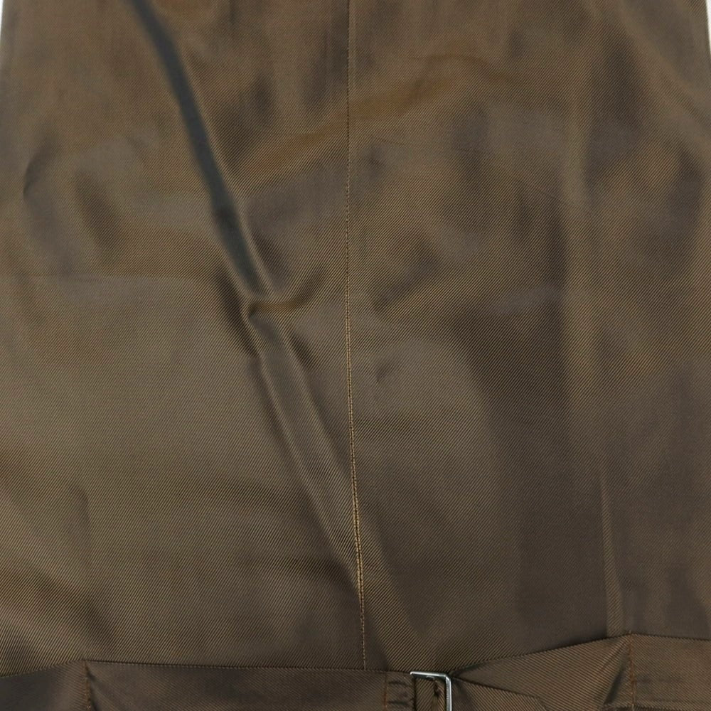 【中古】チロパオーネ キートン Ciro Paone Kiton ウールカシミヤ スリーピース チェック 3つボタンスーツ ベージュxブラック【 52 】【 状態ランクB 】【 メンズ 】