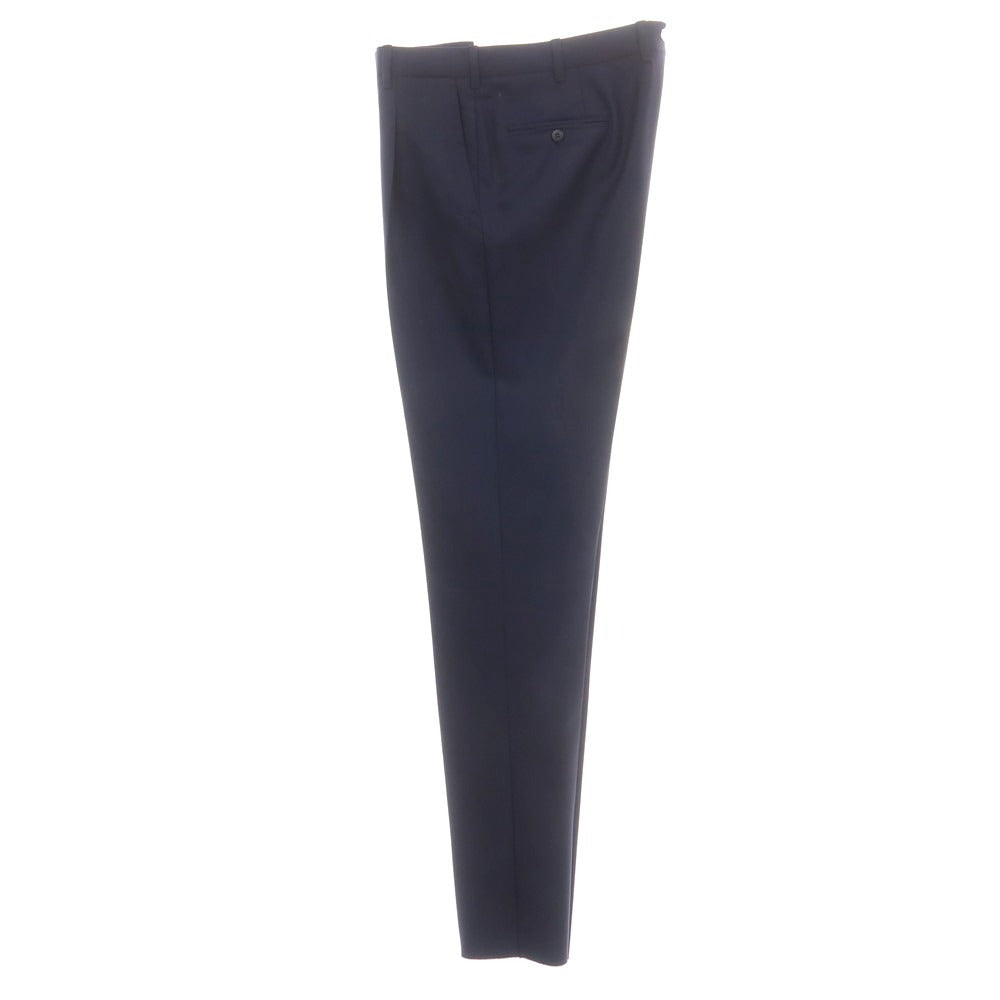 【中古】【未使用】ジオ ベルナルド Zio Bernard オラッツィオ ルチアーノ製 ウール 3つボタンスーツ ネイビー【 52 】【 状態ランクS 】【 メンズ 】