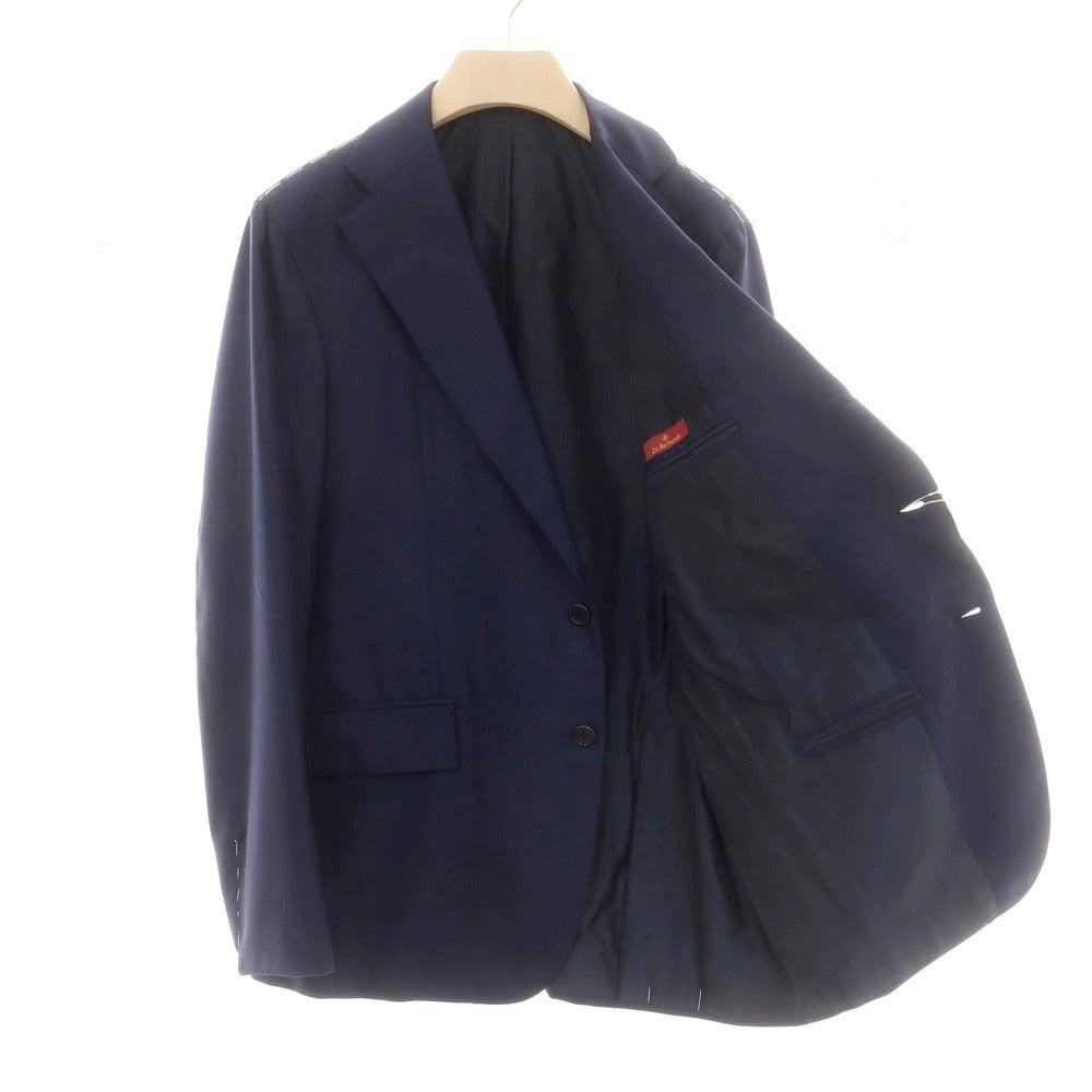 【中古】【未使用】ジオ ベルナルド Zio Bernard オラッツィオ ルチアーノ製 ウール 3つボタンスーツ ネイビー【 52 】【 状態ランクS 】【 メンズ 】