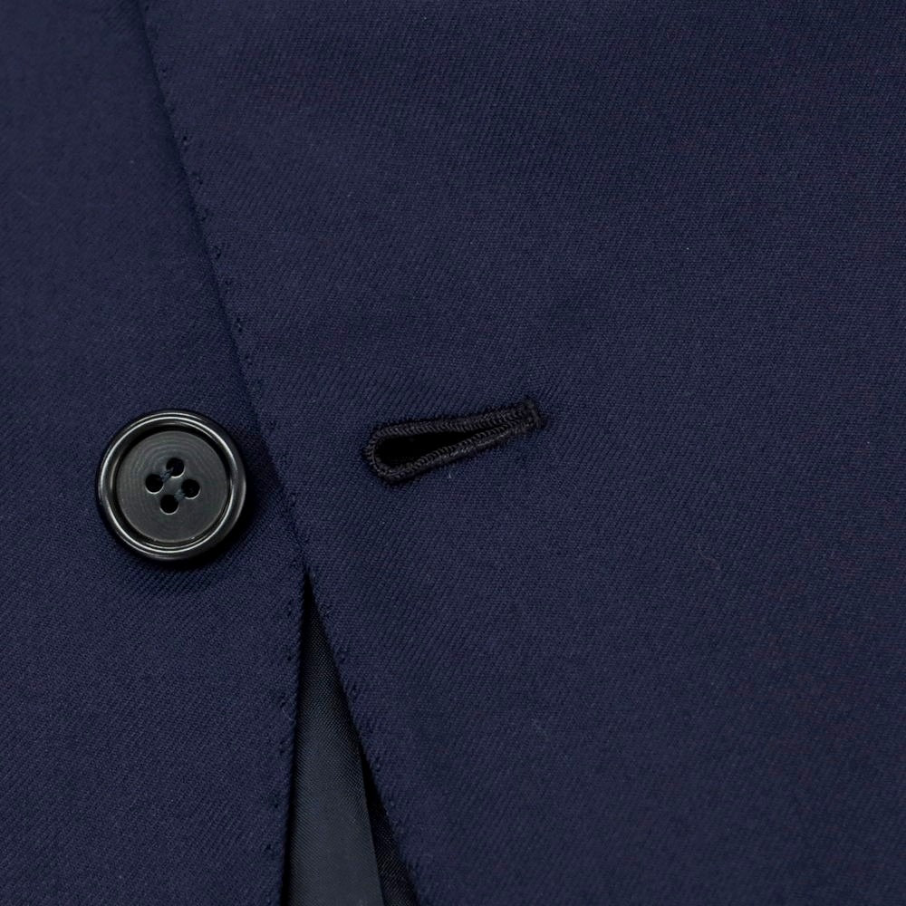 【中古】【未使用】ジオ ベルナルド Zio Bernard オラッツィオ ルチアーノ製 ウール 3つボタンスーツ ネイビー【 52 】【 状態ランクS 】【 メンズ 】